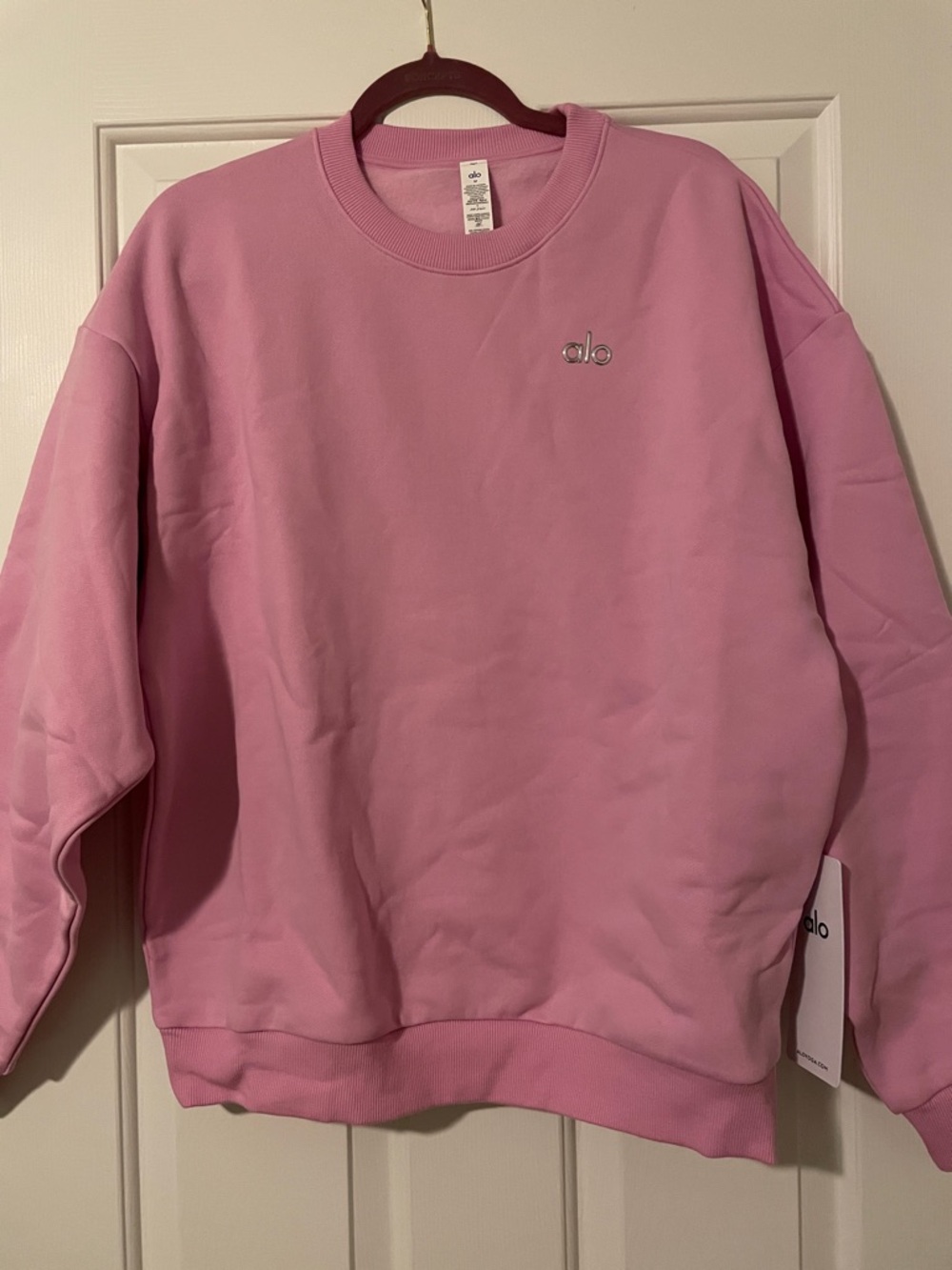 ALO Yoga Women's Crewneck Sweatshirt - Pink - Picture 3 of 6